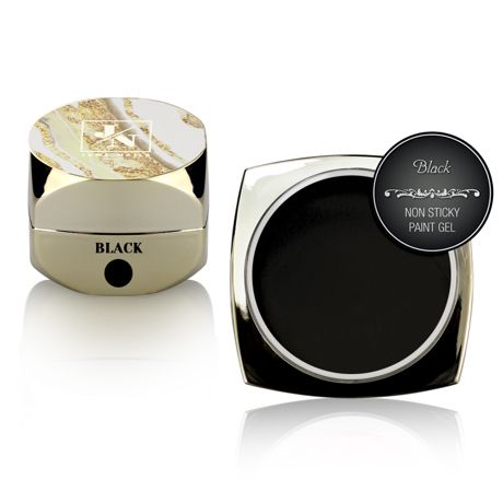 Non sticky paint gel Black - 5g