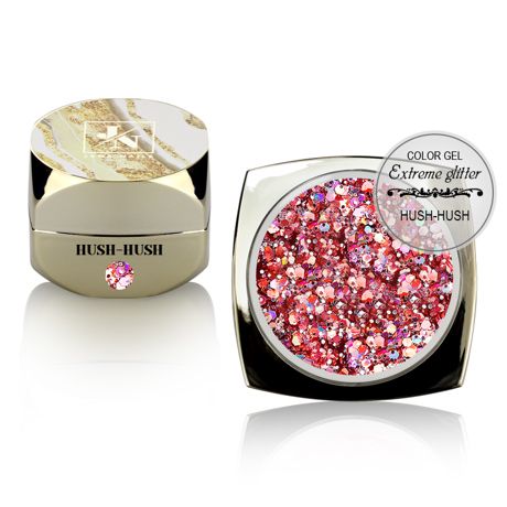 Color gel Extreme Glitter Hush Hush - 5g