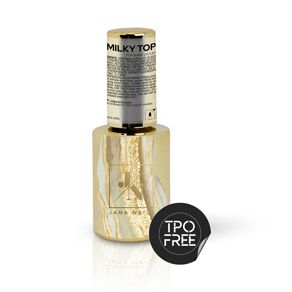 Milky top coat - 10 ml