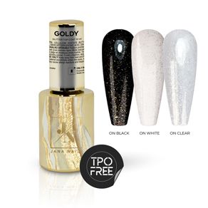Goldy / glitter top coat - 10ml