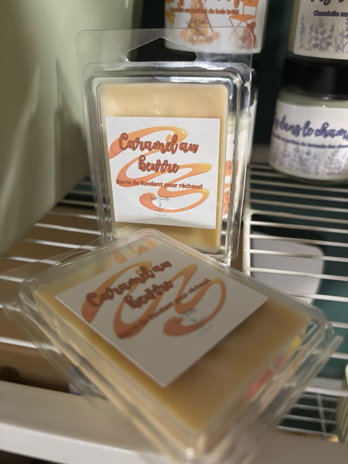 Barre pour réchaud-caramel beurre salé