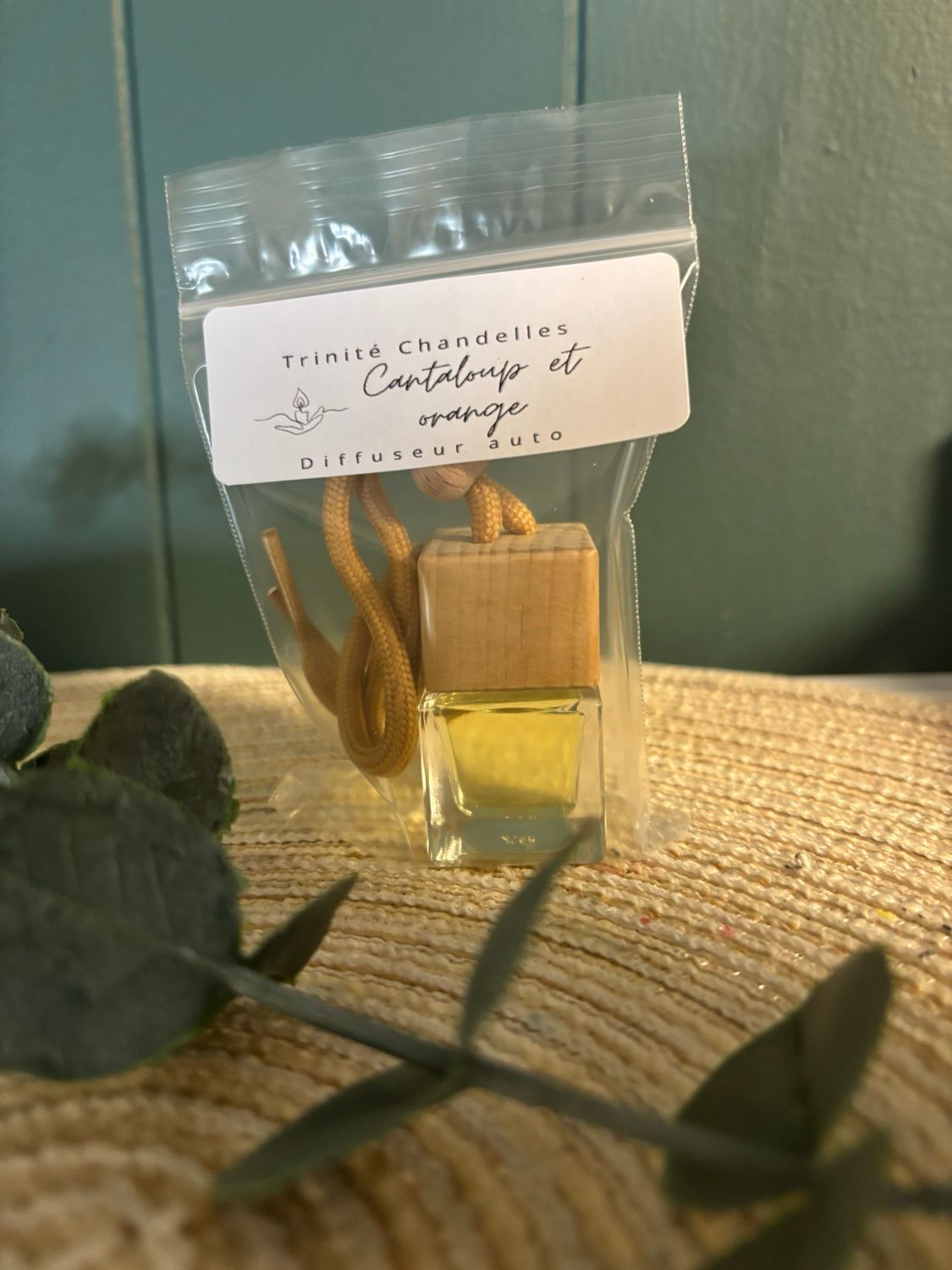 Diffuseur auto cantaloup et orange