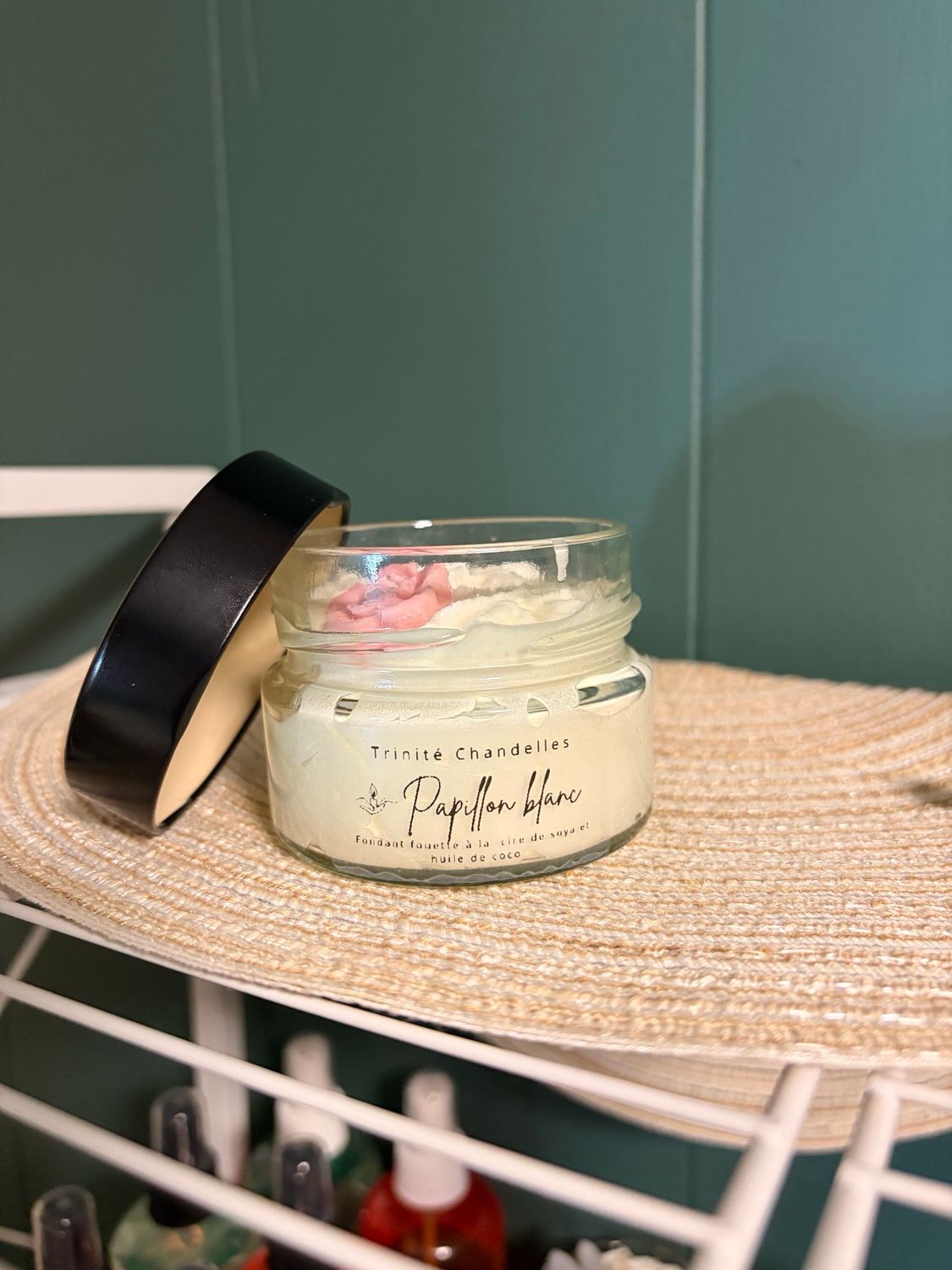 Fondant fouetter - Papillon blanc