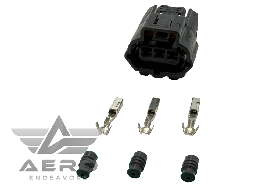 3-Pin Sealed Female Sensor Connector Kit