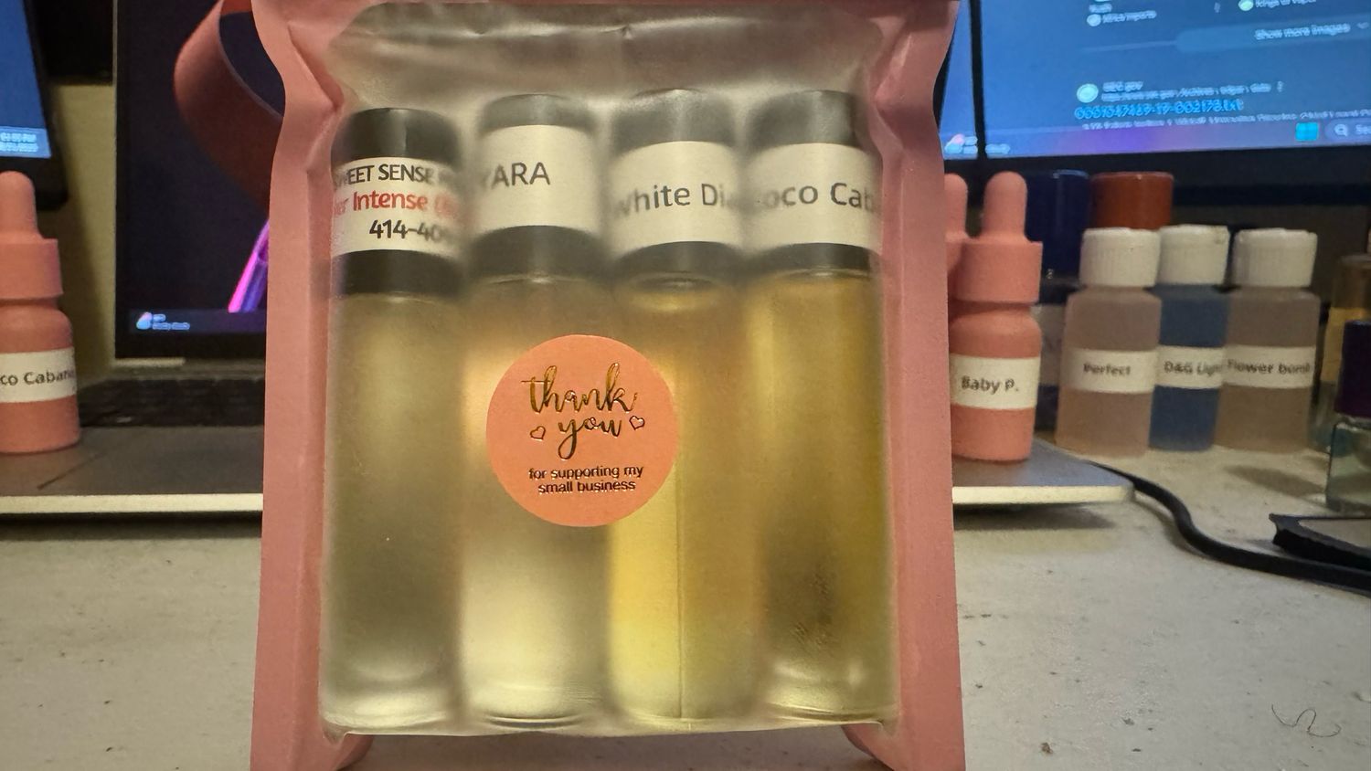 4 designer Inspired Or Premium Oils(Men Or Women) 10ML Travel size