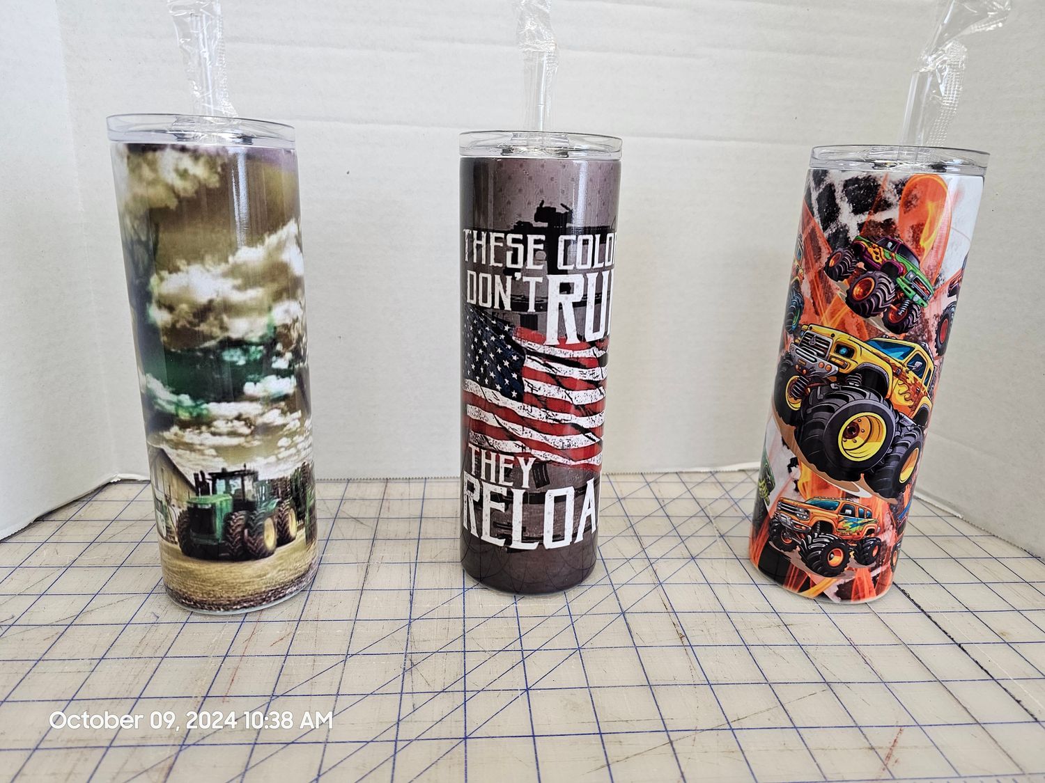 20 oz Slim Sublimated Tumbler Stainless Steel