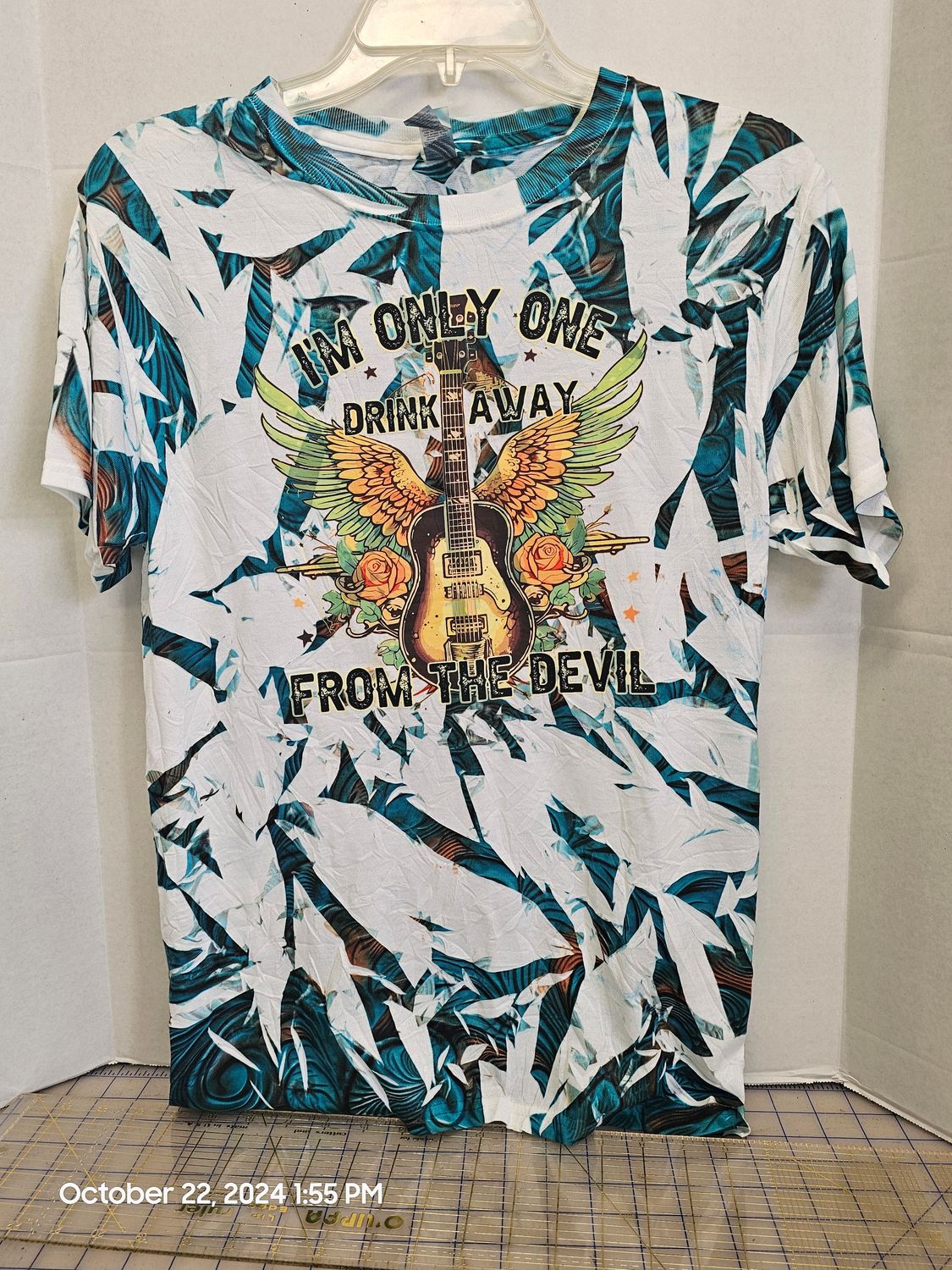 Sublimation Tie-dye Graphic Tshirt
