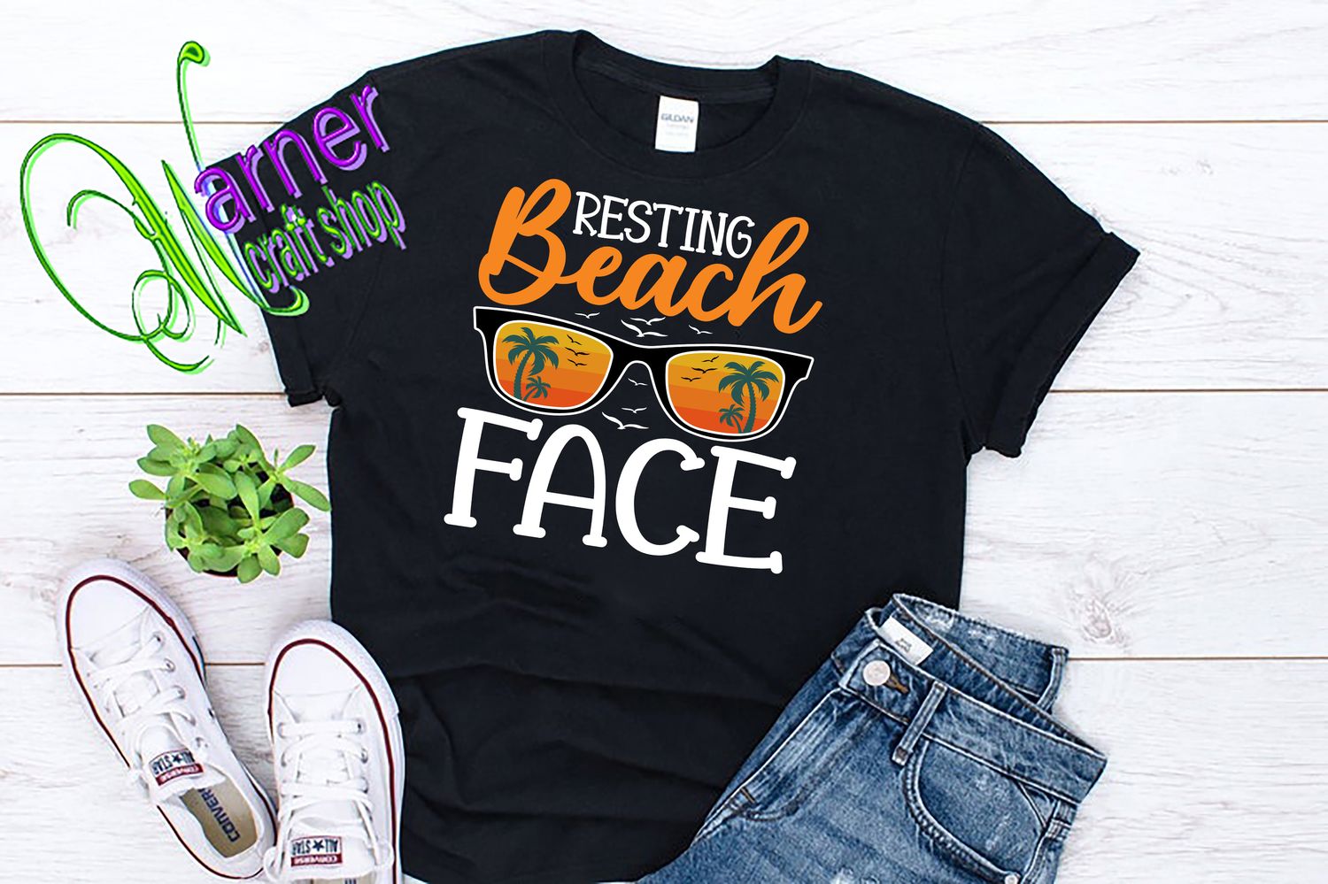 Beach - Summer Graphic Short Sleeve T-shirt ADULT AND YOUTH