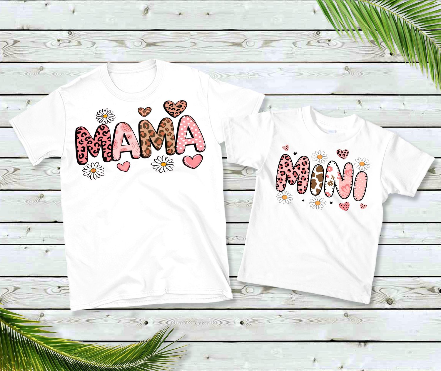 Mama and Mini Graphic shirts