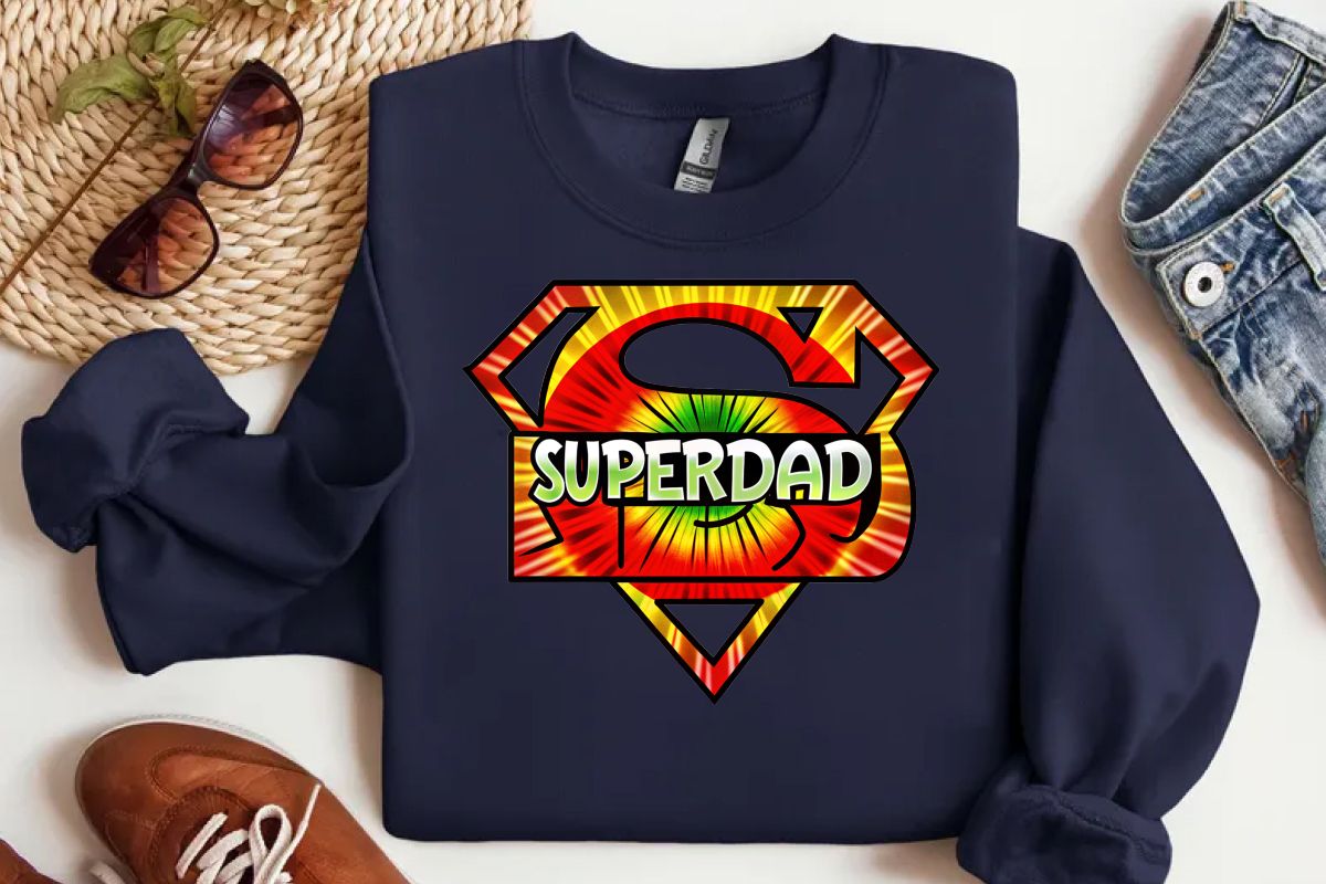 Super Dad Tie Dye