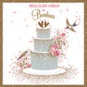 CARTE DOUBLE 15 X 15 SANS CELLO