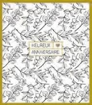 CARTE DOUBLE 13,5 X 15 CM SANS CELLO