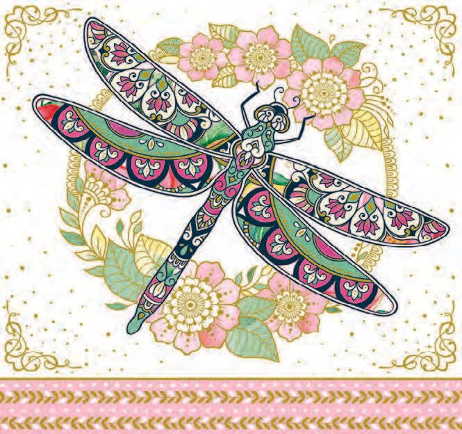 CARTE 3 VOLETS 16 X 16 CM SANS CELLO