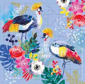 CARTES DOUBLES 15,5 X 15,5 CM + PUZZ:E 25 OU 49 PIÈCES