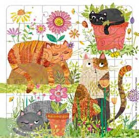 CARTES DOUBLES 15,5 X 15,5 CM + PUZZ:E 25 OU 49 PIÈCES