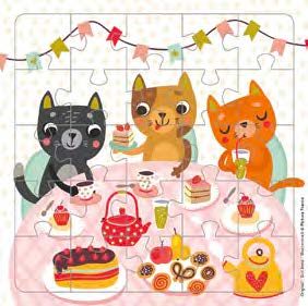 CARTES DOUBLES 15,5 X 15,5 CM + PUZZ:E 25 OU 49 PIÈCES