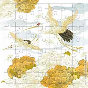 CARTES DOUBLES 15,5 X 15,5 CM + PUZZ:E 25 OU 49 PIÈCES