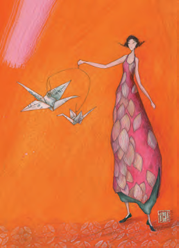 CAHIER A5 AGRAFFÉ 15 X 21 CM  GAËLLE BOISSONNARD