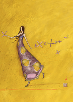 CAHIER A5 AGRAFFÉ 15 X 21 CM  GAËLLE BOISSONNARD