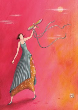 CAHIER A5 AGRAFFÉ 15 X 21 CM  GAËLLE BOISSONNARD