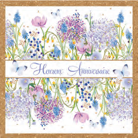 CARTE DOUBLE 15 X 15 SANS CELLO