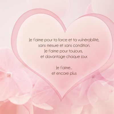 CARTE AVEC TEXTE 16 X 16 CM