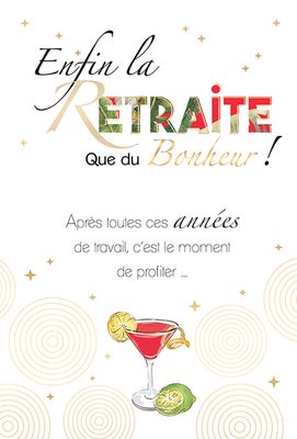 CARTE AVEC TEXTE EXTÉRIEUR ET À L&#39;INTÉRIEUR 11,5 X 17 CM