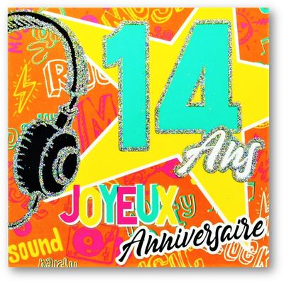 CARTE DOUBLE AVEC CELLO 15 X 15 CM AVEC TEXTE À L&#39;INTÉRIEUR