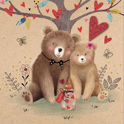 CARTE DOUBLE AVEC CELLO 15 X 15 CM