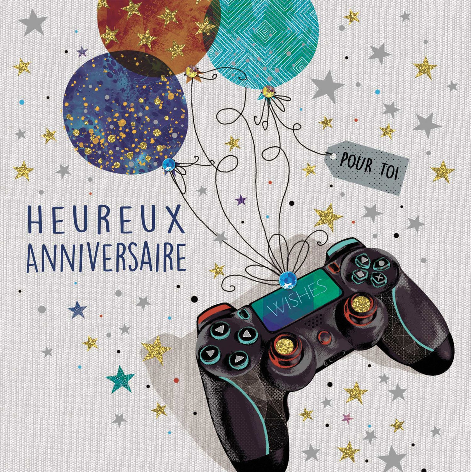 CARTE DOUBLE AVEC CELLO 15 X 15 CM