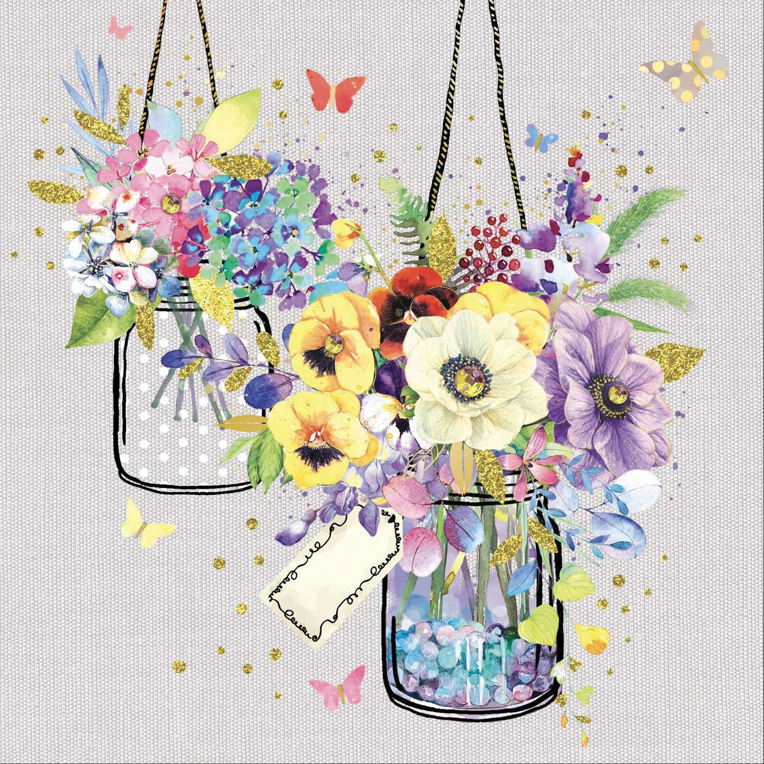 CARTE DOUBLE AVEC CELLO 15 X 15 CM