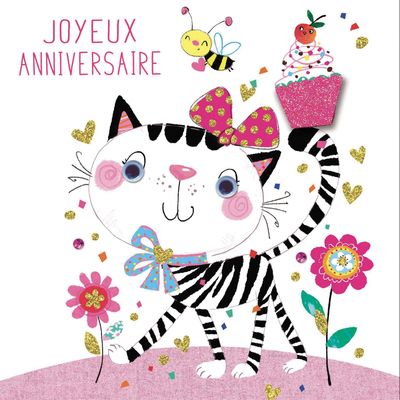CARTE DOUBLE AVEC CELLO 15 X 15 CM