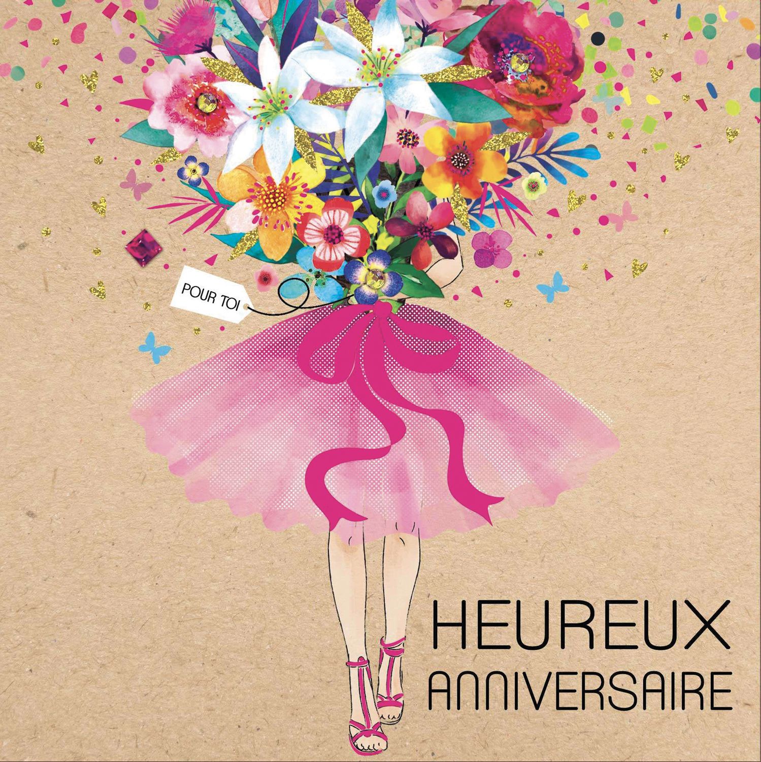 CARTE DOUBLE AVEC CELLO 15 X 15 CM
