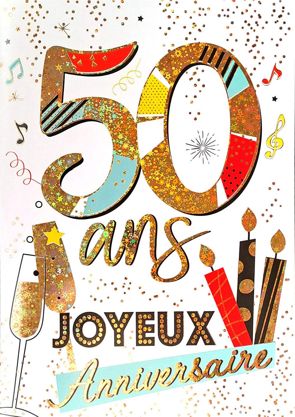 GRANDE CARTE DOUBLE 21 X 29,7 CM