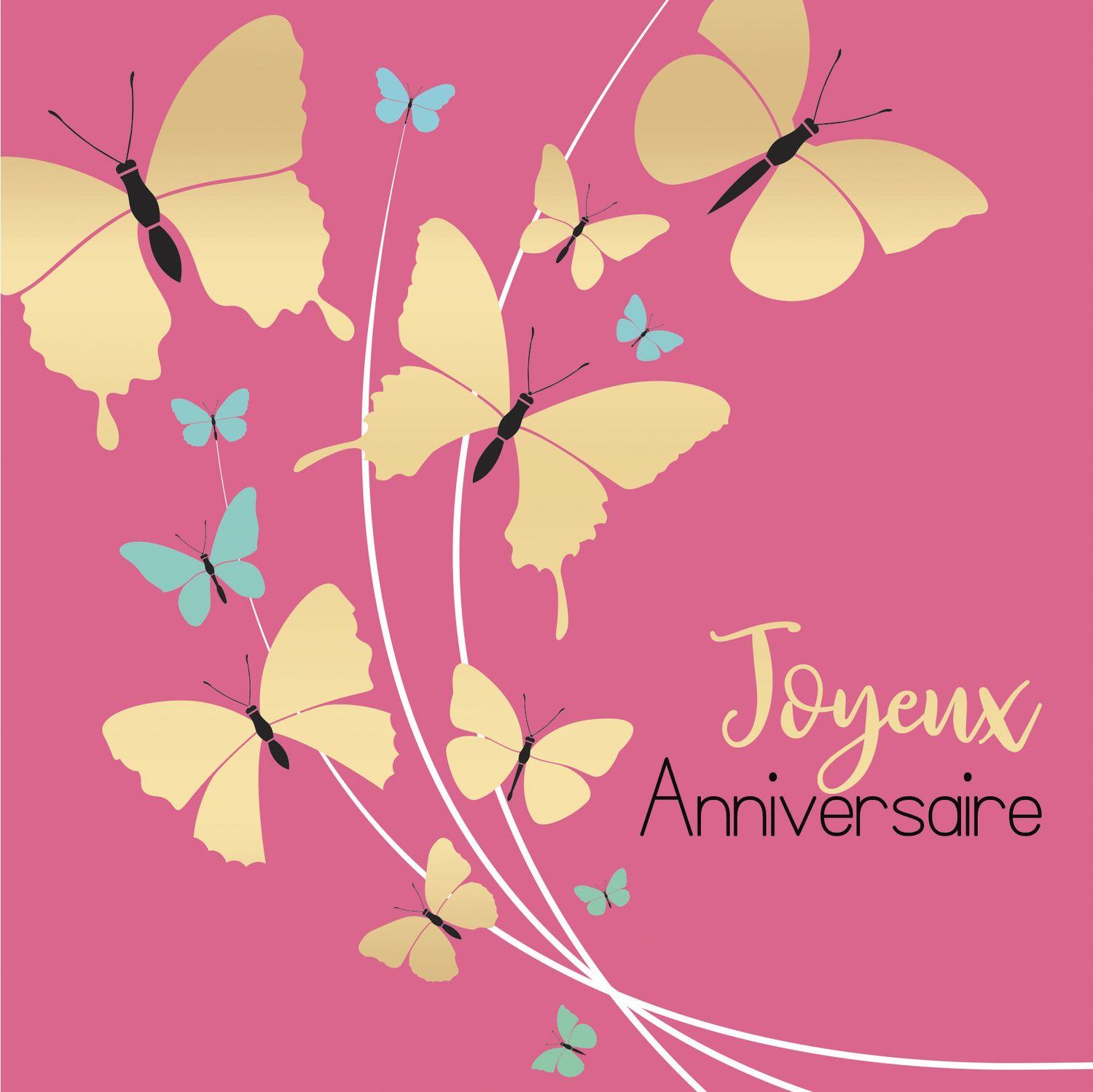 CARTE DOUBLE 15 X 15 CM