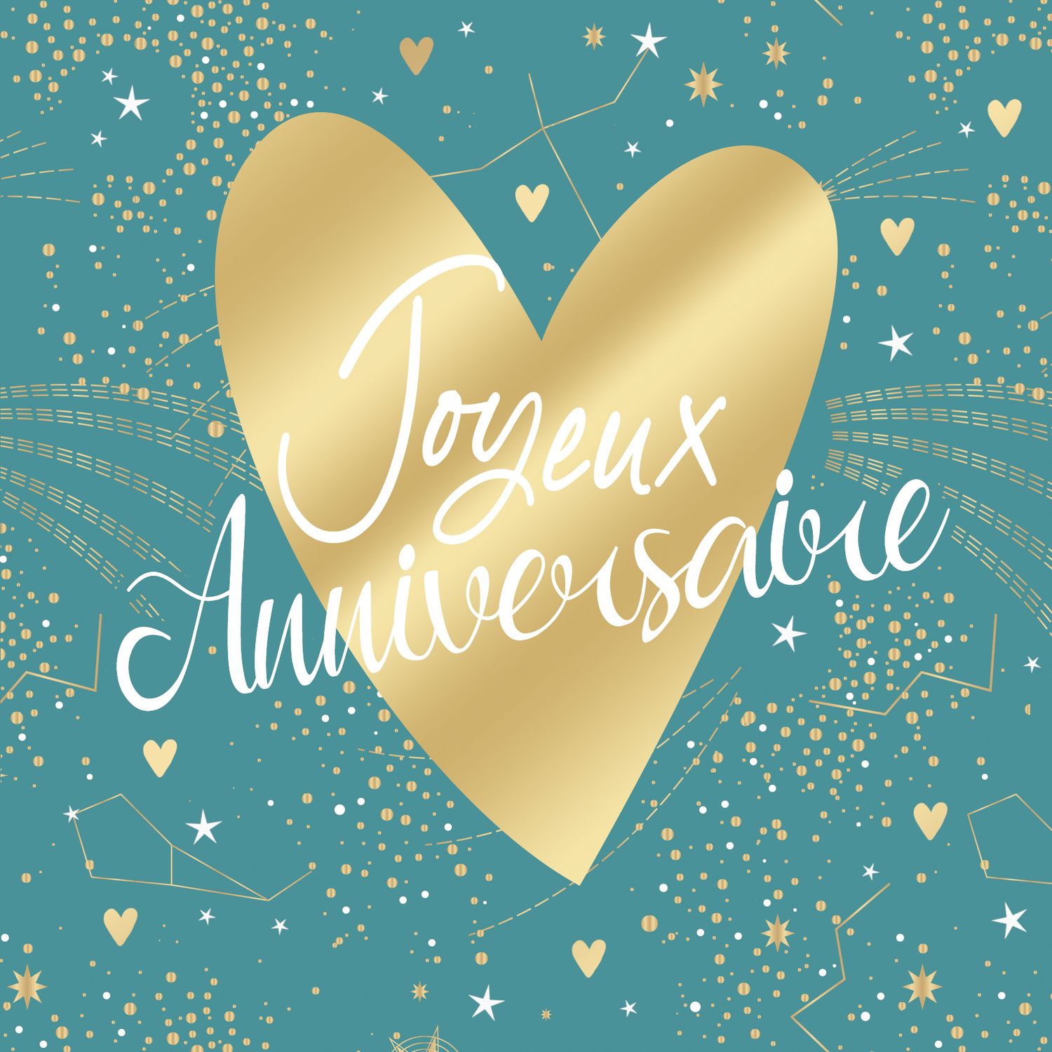 CARTE DOUBLE 15 X 15 CM