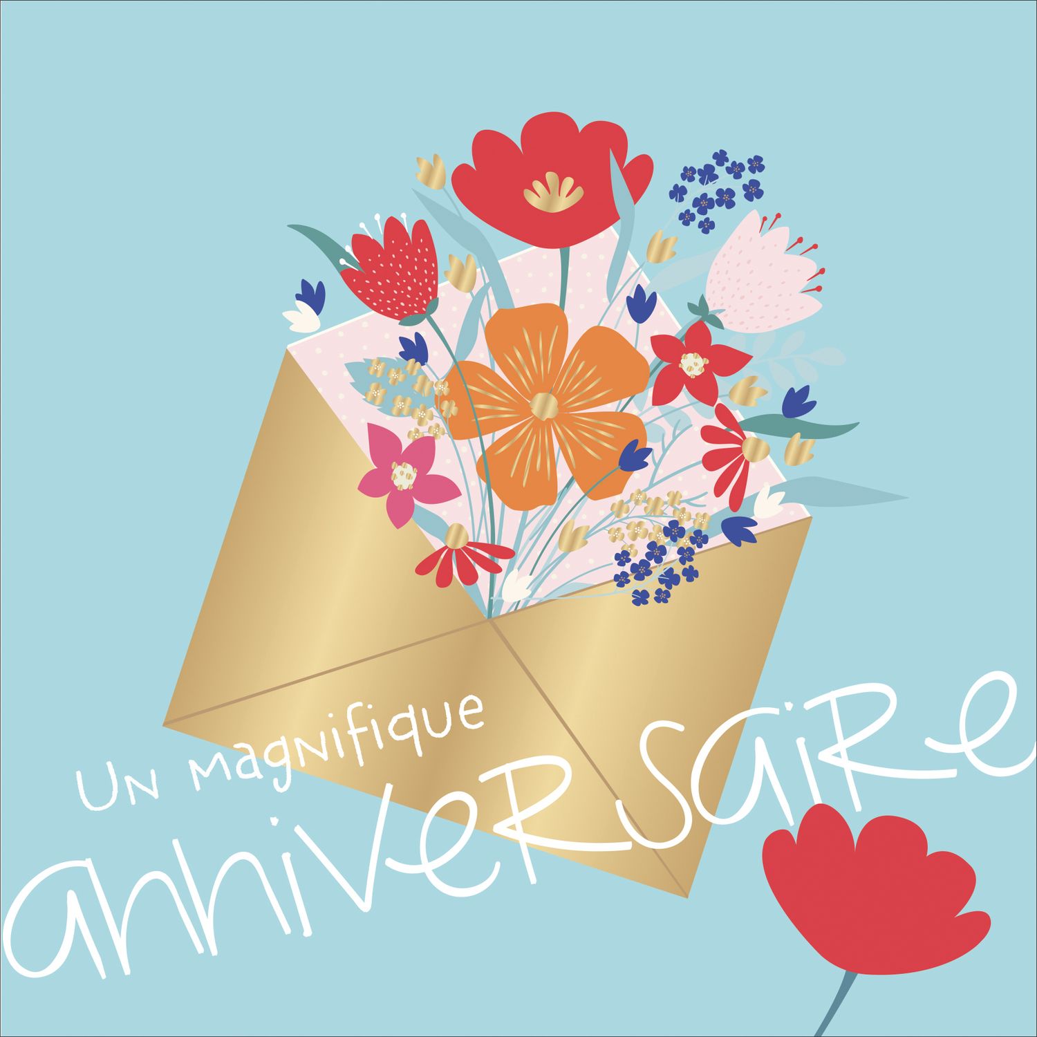 CARTE DOUBLE 15 X 15 CM