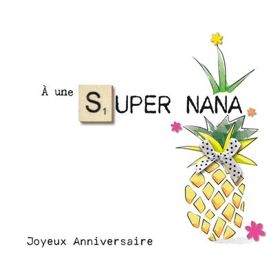 CARTE DOUBLE 15 X 15 CM AVEC CARRÉ DE BOIS