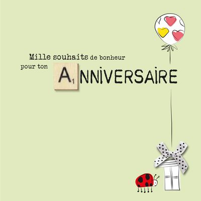 CARTE DOUBLE 15 X 15 CM AVEC CARRÉ DE BOIS