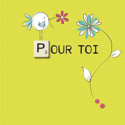 CARTE DOUBLE 15 X 15 CM AVEC CARRÉ DE BOIS