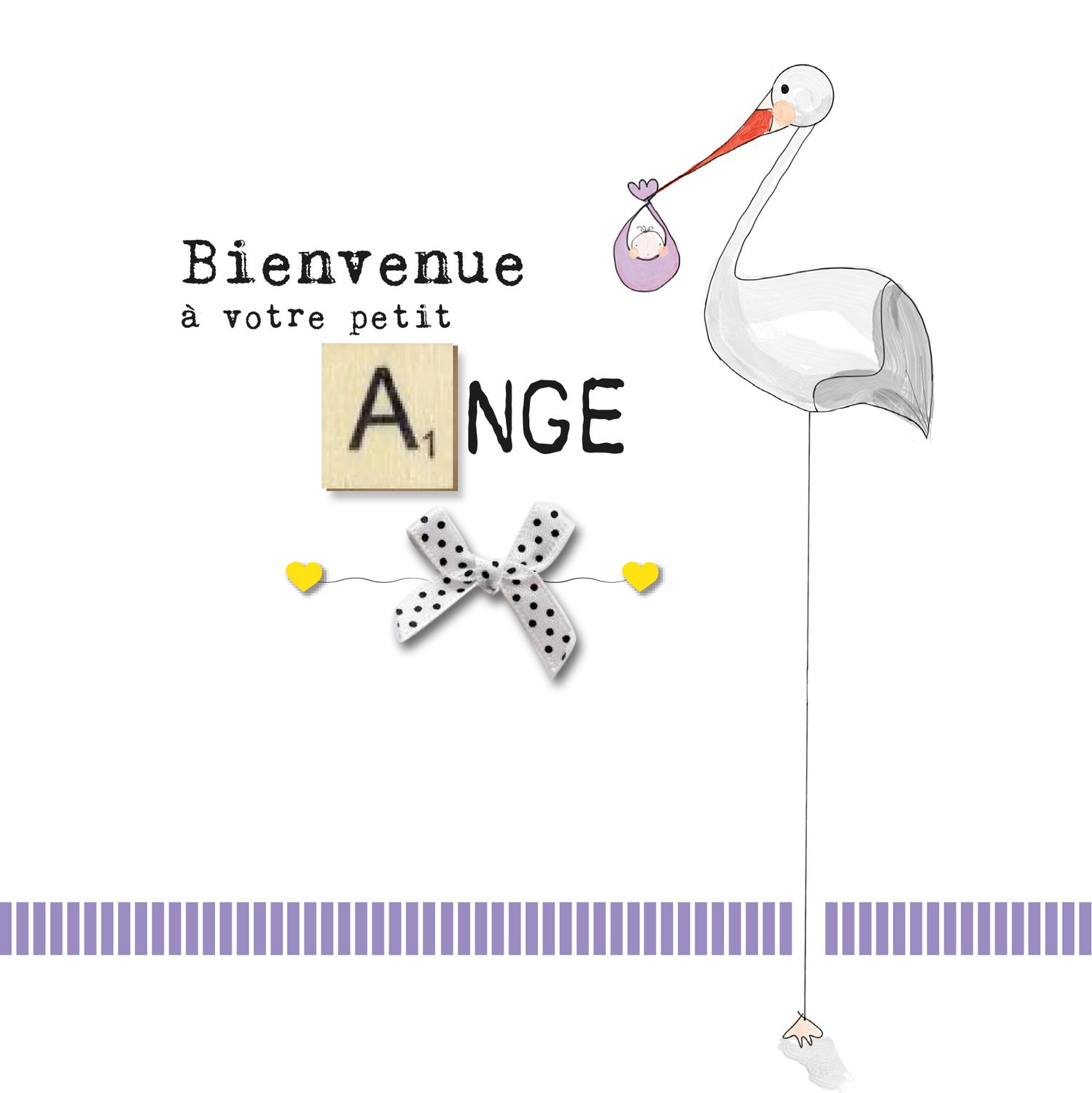 CARTE DOUBLE 15 X 15 CM AVEC CARRÉ DE BOIS
