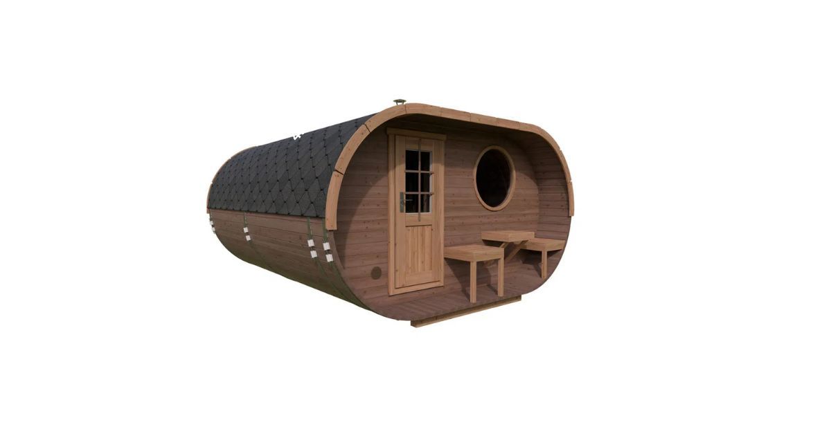 Oval Outdoor Sauna