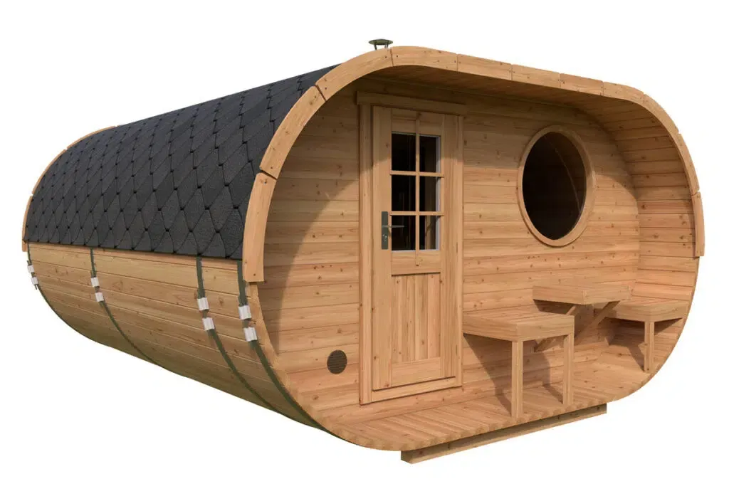 Oval Outdoor Sauna