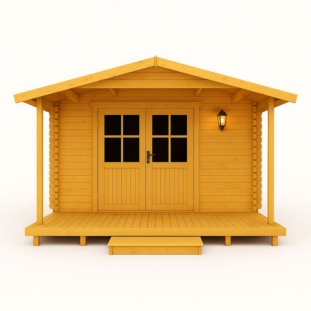 9m² + 3m Gartenhaus