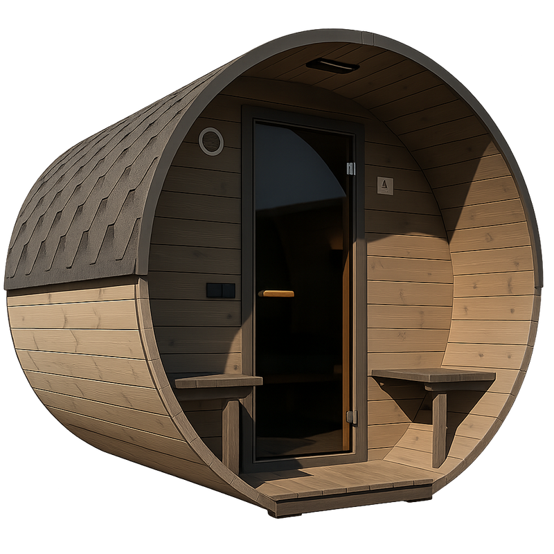 Fass-Sauna 2,8m