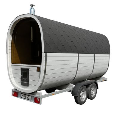 Quadratische Sauna 4m