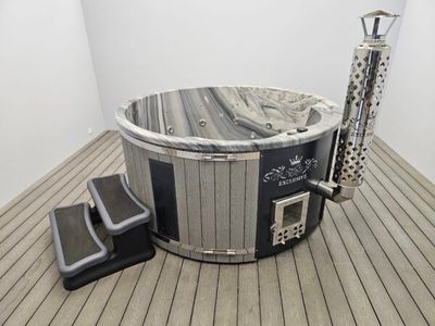 Acryl-Wildnisbad für 5 Personen