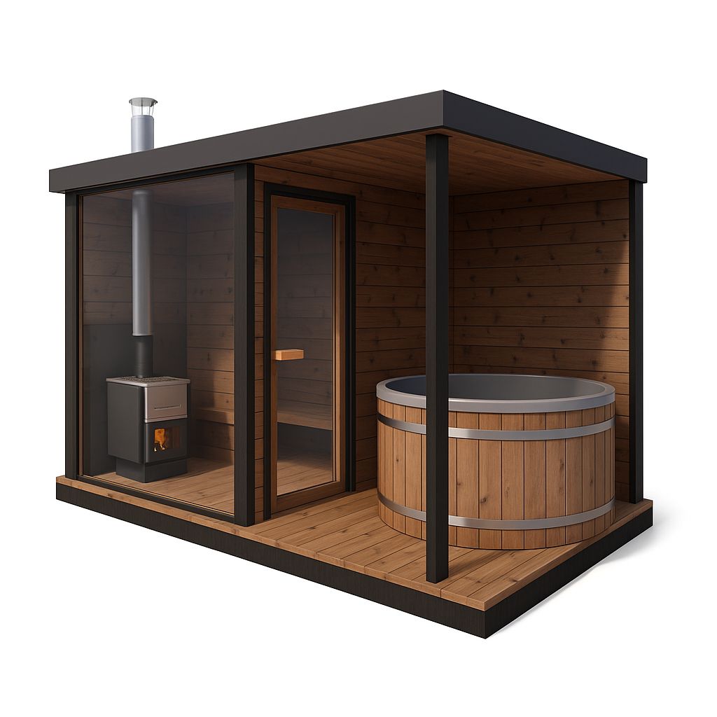 SAUNA + HOT TUB