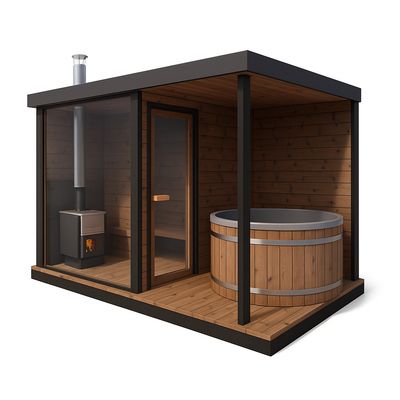 SAUNA + HOT TUB