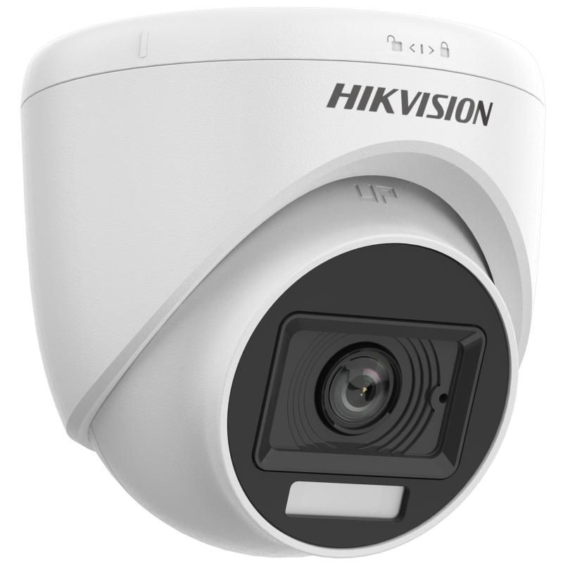 2MP Smart Hybrid Light Audio Fixed Turret Camera - ​DS-2CE76D0T-LPFS
